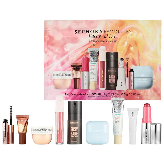 Sephora Favorites
Vacay All Day Makeup and Skincare Value Set
