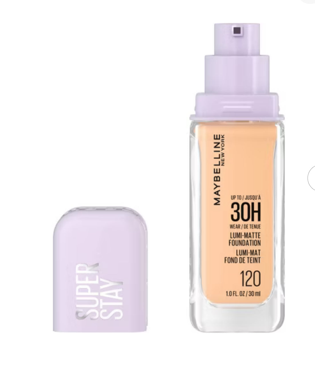 Maybelline Super Stay Up to 30HR Wear Lumi-Matte Liquid Foundation