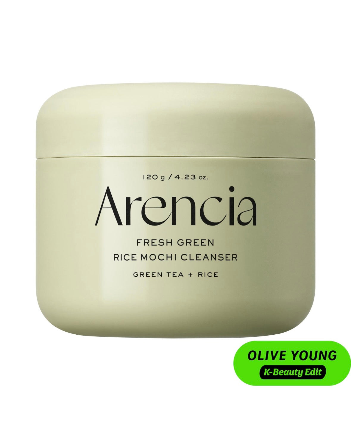 Arencia fresh green rice mochi foaming cleanser