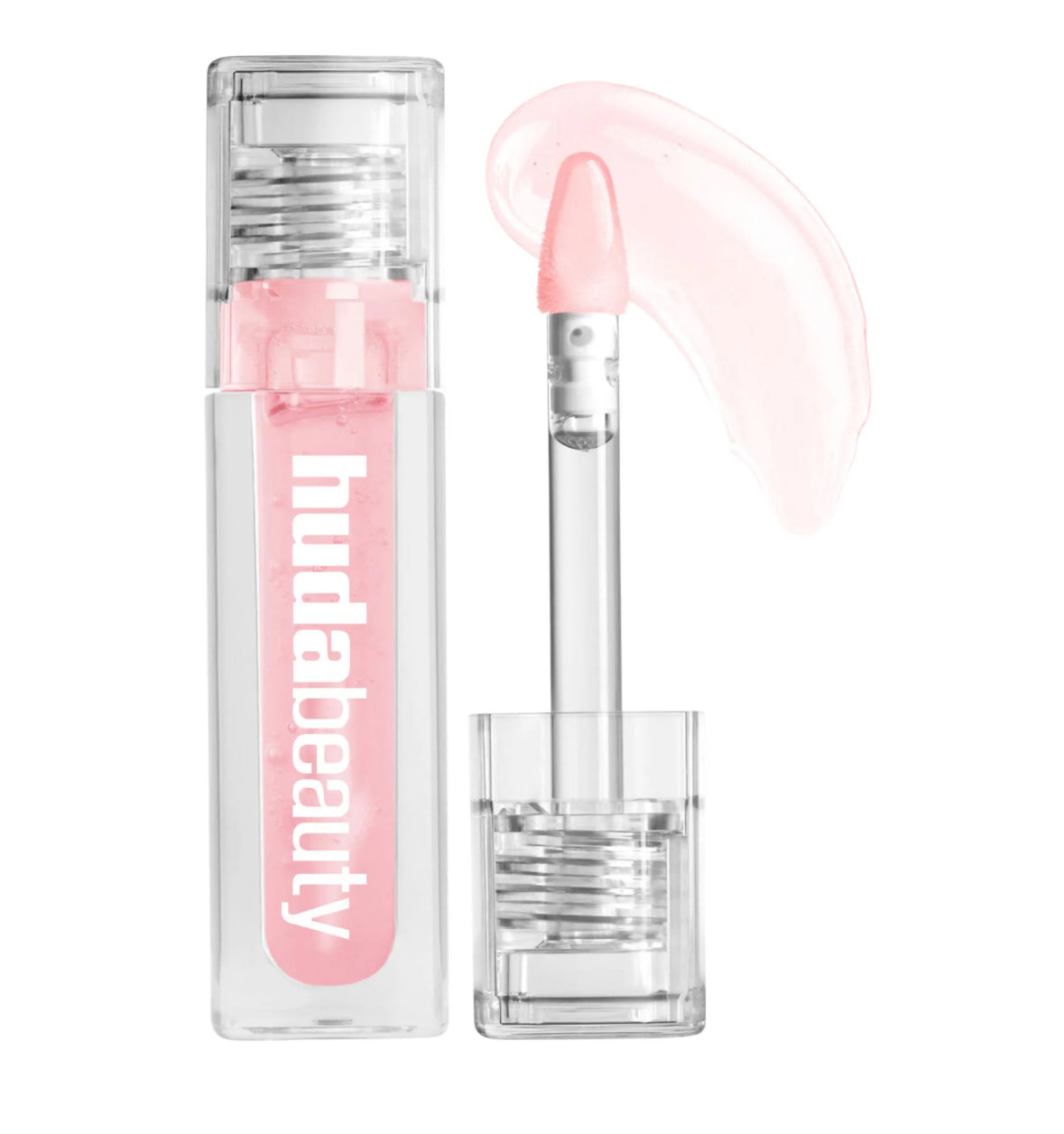 HUDA BEAUTY 
Faux Filler Shiny Non-Sticky Lip Gloss