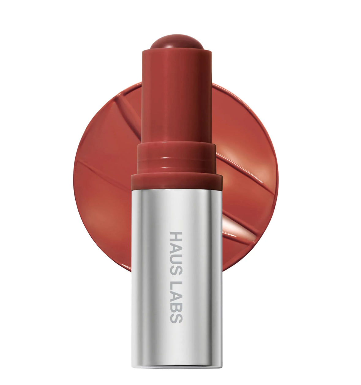 HAUS LABS BY LADY GAGA 
Color Fuse Longwear Hydrating Glassy Lip + Cheek Blush Balm Stick