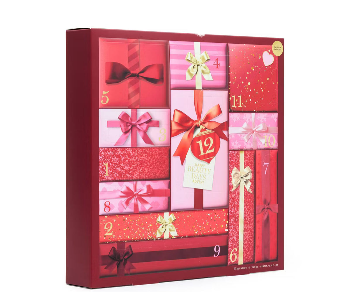 Happy Beauty Days 12-Day Advent Calendar Gift Set - 12pc