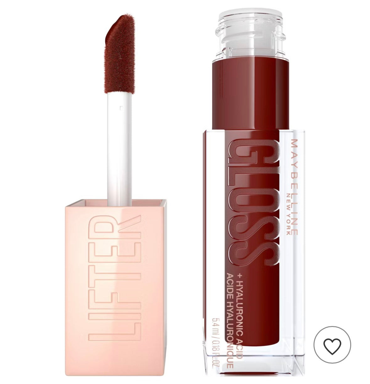 Maybelline Lifter Gloss Plumping Lip Gloss with Hyaluronic Acid