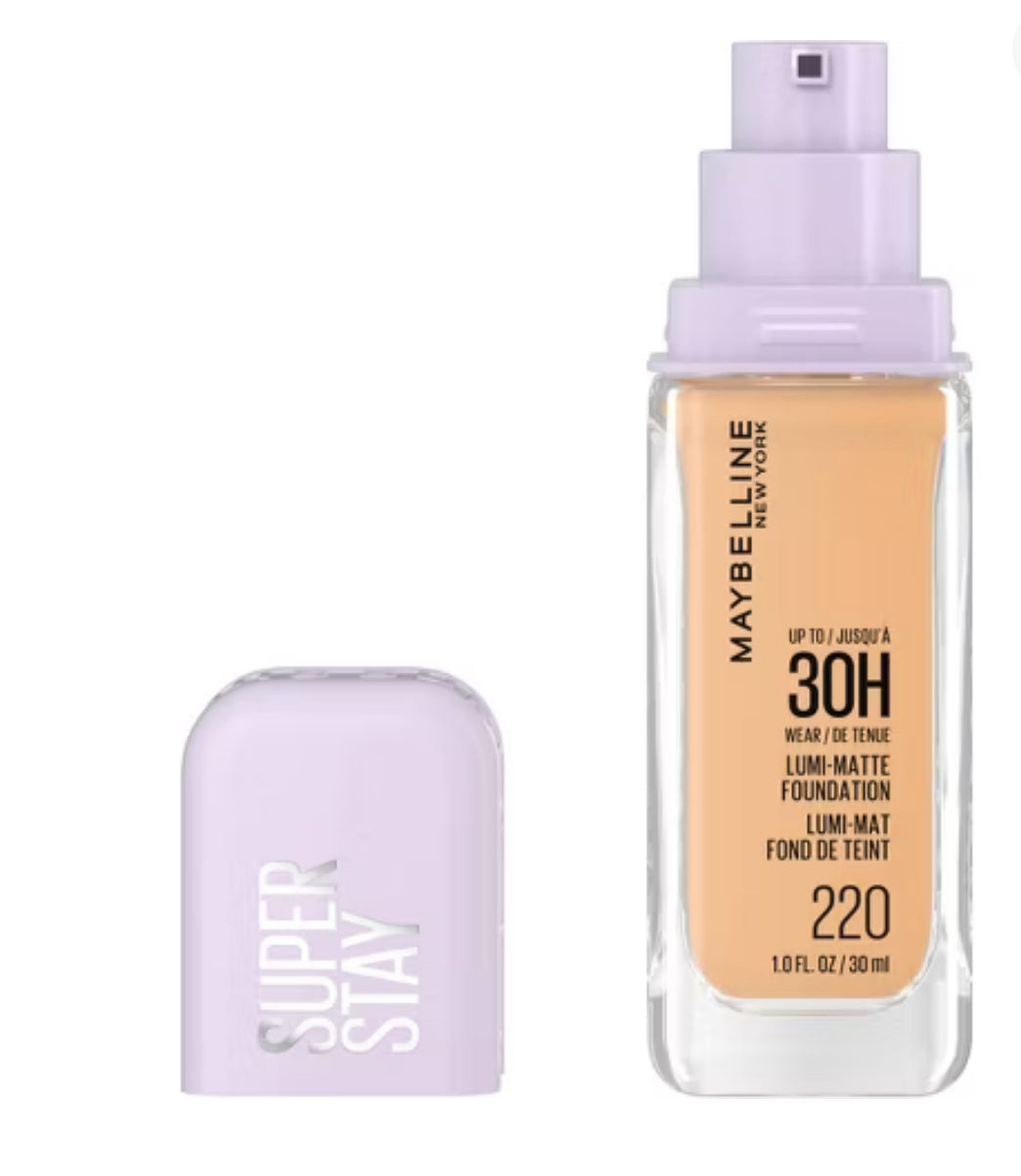 Maybelline Super Stay Up to 30HR Wear Lumi-Matte Liquid Foundation