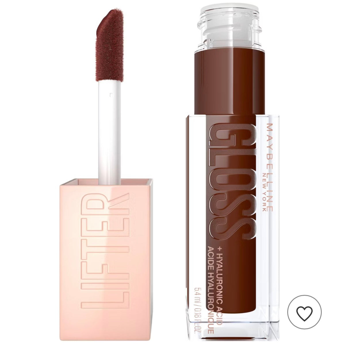 Maybelline Lifter Gloss Plumping Lip Gloss with Hyaluronic Acid