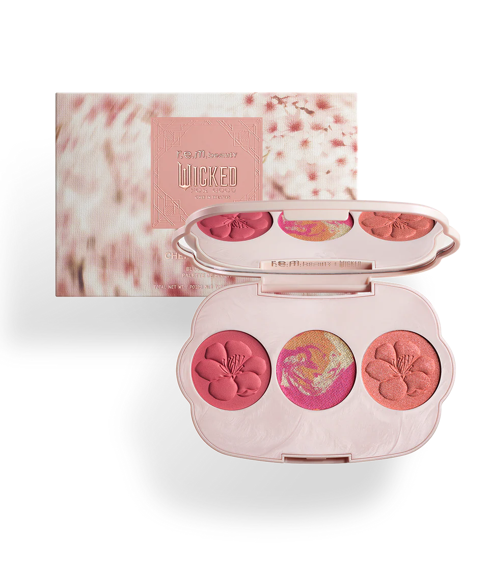 R.E.M. BEAUTY X WICKED: FOR GOOD CHERRY BLOSSOM BLUSH PALETTE